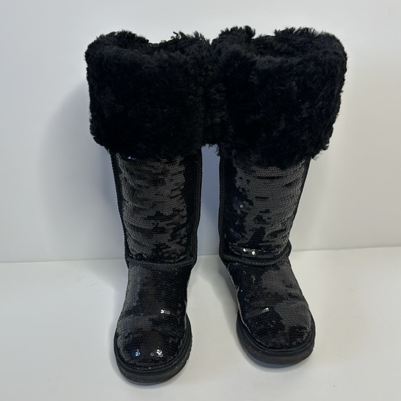 Ugg over the knee Bailey Buttons sequin sparkles boots - Picture 4 of 14
